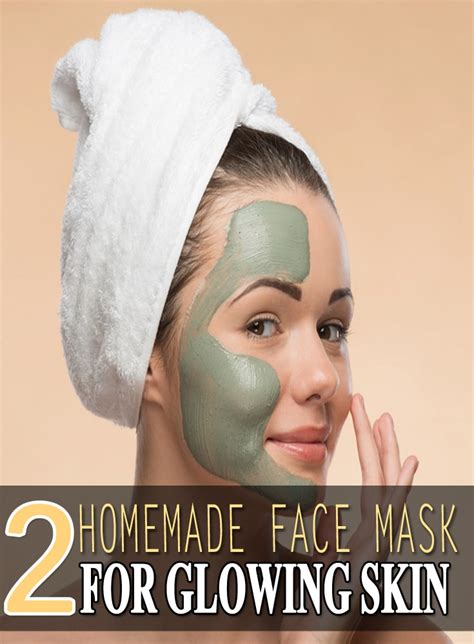 Top 2 Natural Face Masks For Healthy Glowing Skin Natural Remedies