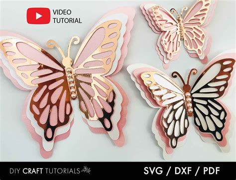 Free Free 239 Layered 3D Butterfly Svg Free SVG PNG EPS DXF File