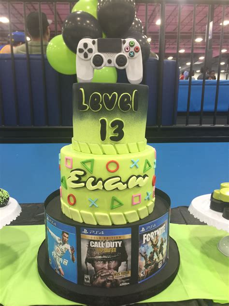 Video Gamers Cake Video Game Cakes 13 Birthday Cake Themed Cakes