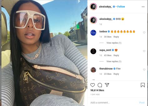 Pretty Gyal Tings Alexis Skyys Jaw Dropping Beauty Post Drives Fans