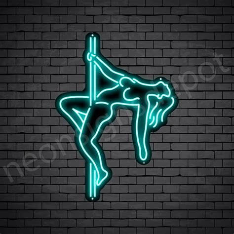 Sexy Pole Dancer V3 Neon Sign Neon Signs Depot