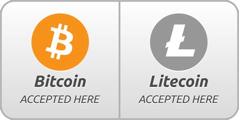 Two superstars of the cryptocurrency world are bitcoin and litecoin. accept-small-bitcoin-litecoin-round - Bitcoin, Bitcoin Cash & Litecoin Logos