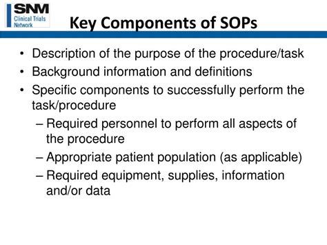 Ppt The Importance Of Standard Operating Procedures Sops In