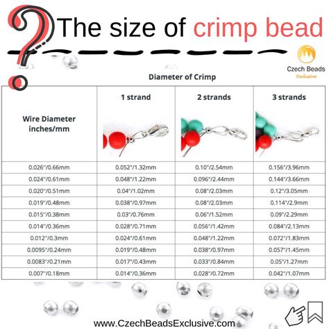 How To Use Crimp Beads Shape Tools Size Chart Crimp Beads Bead