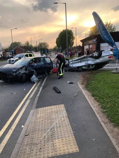 two women charged following crash that left car on its roof birmingham live