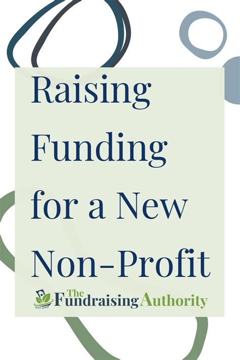 Raising Funding For A New Non Profit