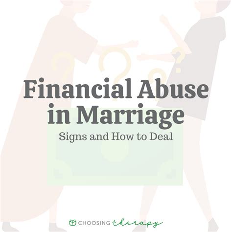 How To Deal With Financial Abuse In A Marriage