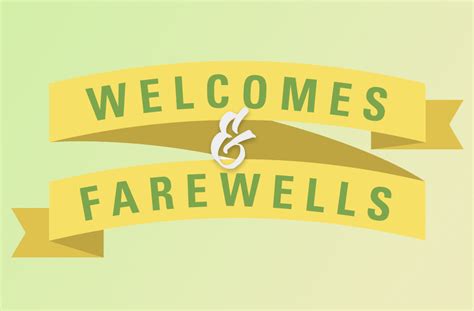 Welcomes And Farewells Penn Medicine