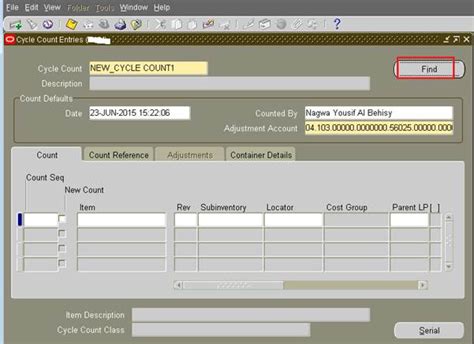 Oracle Applications Oracle Inventory Cycle Counting Step By Step Process