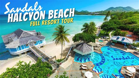 Sandals Halcyon Beach St Lucia Full Resort Walkthrough Tour And Review