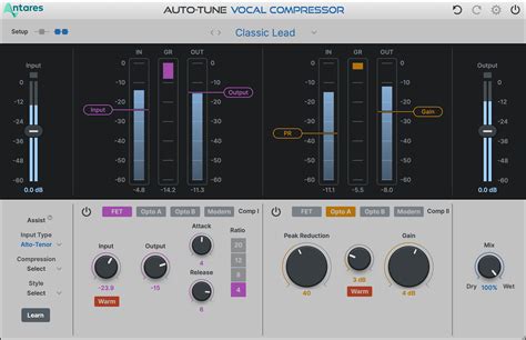 Antares Auto Tune Vocal Compressor Perpetual License AudioDeluxe