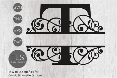 Free Split Monogram Svg For Cricut SEMA Data Co Op