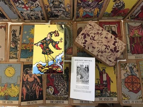 Tarot Cards Deck Vintage Rider Waite In Color Professional Etsy