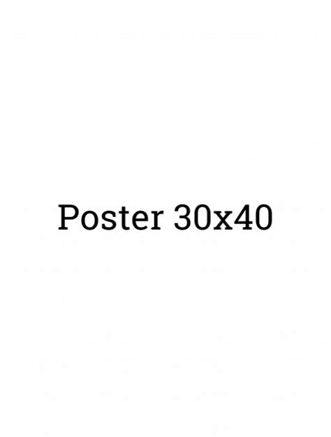 30x40 Poster