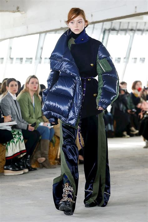 Sacai Fashion Show Ready To Wear Collection Fall Winter 2018 In Paris