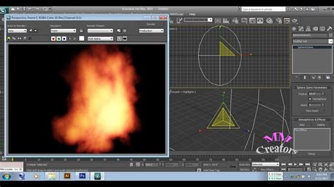 How To Create The Fire Effect Using 3ds Max Youtube