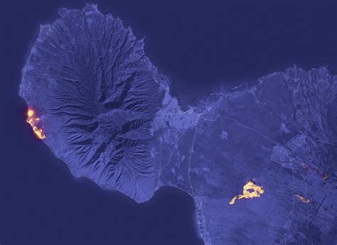Wildfire Wreaks Havoc In Lahaina Maui A Satellites View Of Devastation