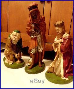 Showing results for camel statue. » Large Antique Vtg Church Nativity Set Camel Mary Statue ...