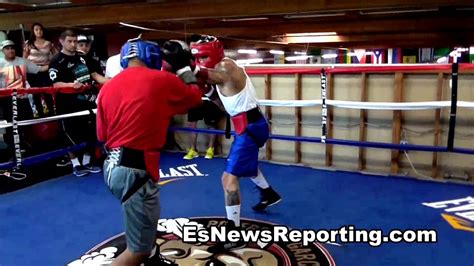 Mikey Garcia Sparring Chino Maidana Esnews Boxing Youtube