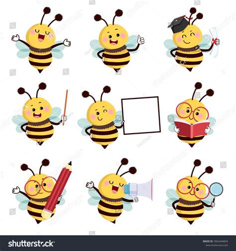 47451 Bee Character Images Stock Photos And Vectors Shutterstock