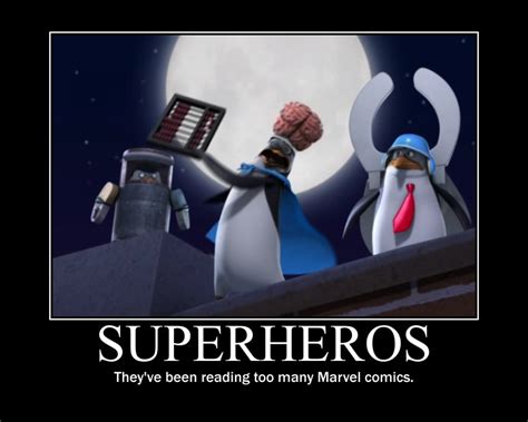 Another new penguins of madagascar meme format. Super Heroes... - Penguins of Madagascar Photo (30727063 ...