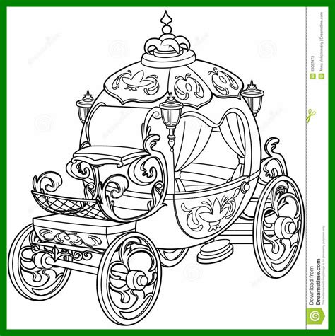 Horse And Carriage Coloring Pages At Free Printable