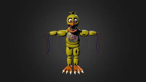 Withered Chica Download Free 3d Model By Animator12 68756bf Sketchfab