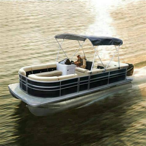 Barco pontón fueraborda series ft Kinocean Boat eléctrico open con solárium