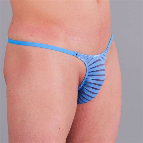 Exclusive Men String Thong Bigbluestripe Men S Etsy