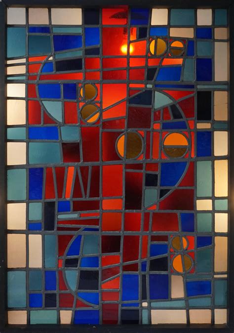 Large Stained Glass Window Panel For Sale At 1stdibs