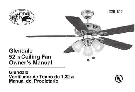 Perform a manual switch reset by toggling power wall switch 5 times off and on. Hampton Bay Ceiling Fan Manual