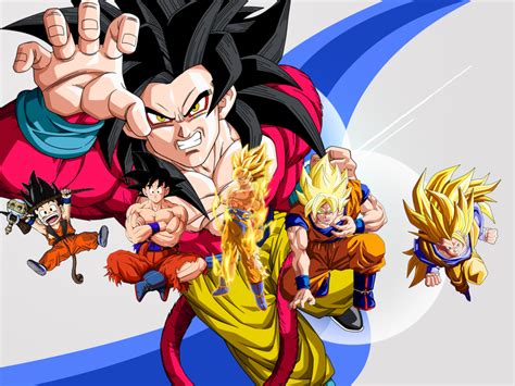 Goku Y Todas Sus Fases Goku Dragon Ball Z Anime