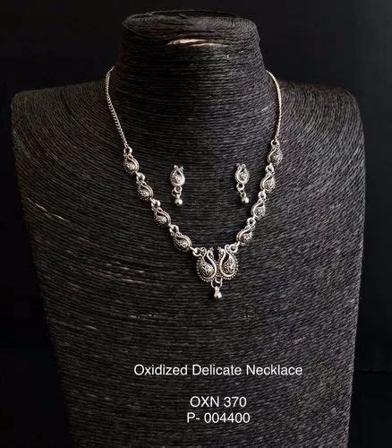 Oxidized Delicate Necklace At Rs 80piece Oxidized Jewellery Id