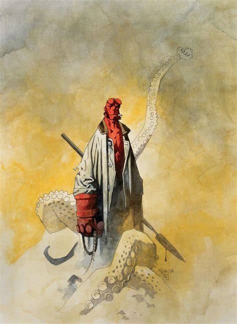 Pin By Tofer On Mike Mignola Paintings Mike Mignola Art Hellboy Art