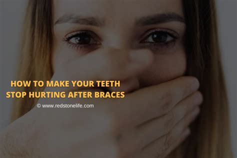 Then they can pull out the tooth witho. How To Make Your Teeth Stop Hurting After Braces: 16 Tips!