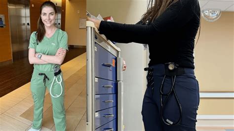 Nurse Invents Scrubs With Stethoscope Holder