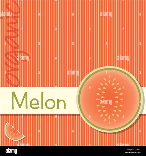 Cantaloupe Melon Tree Stock Vector Images Alamy
