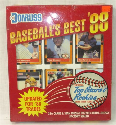 Look for rookies and hall of fame member cards. Sealed Box 1988 Donruss Baseball Cards