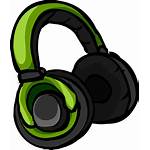 Headphones Clipart Icon Headset Gaming Club Penguin