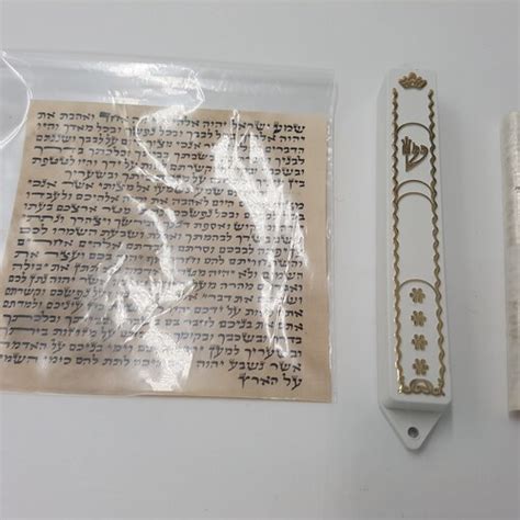 Mezuzah Scroll Kosher Scroll Parchment Kosher Klaf Mezuzah Etsy