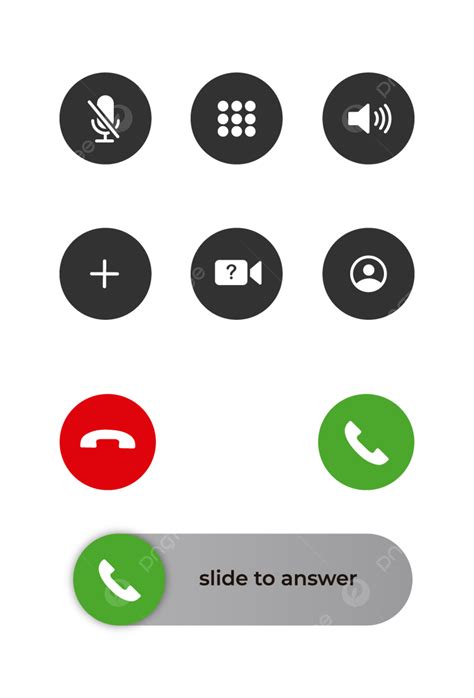 Iphone Call Icon Vector Clipart Phone Call Icon Iphone Call Icon