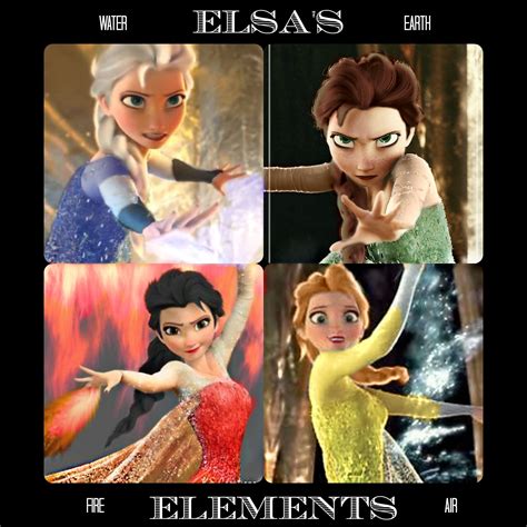 Elemental Power Of Elsas Disney Disney Frozen Elsa Disney Animation