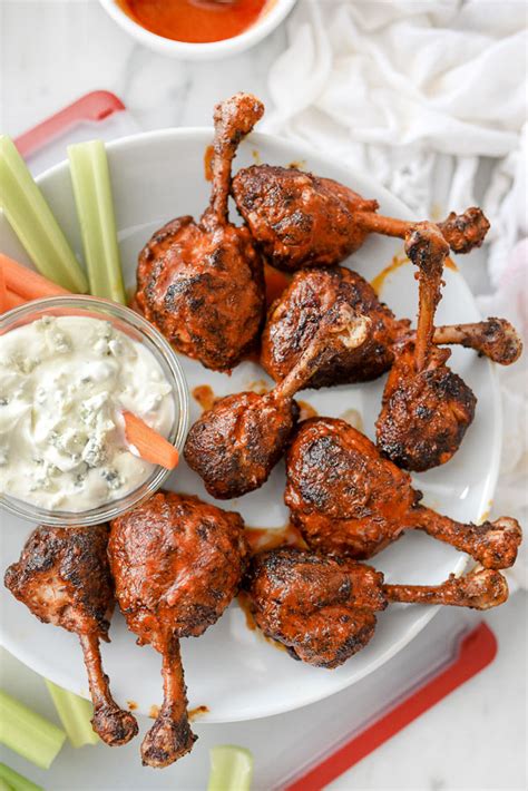 It just takes some drumsticks, cajun seasoning, and butter. Buffalo Chicken Drumsticks | foodiecrush.com