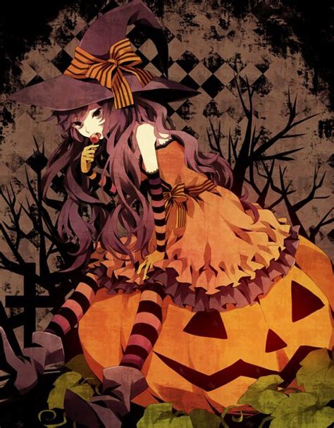 Anime Witch Anime Halloween Anime Witch Anime Artwork