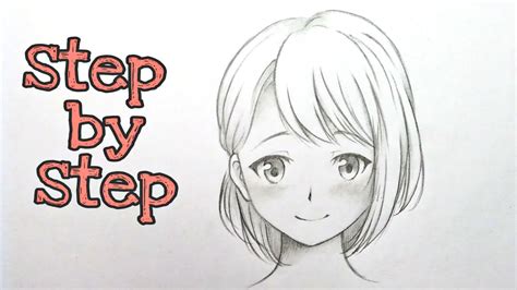 Cara Menggambar Anime Step By Step How To Draw Anime Youtube