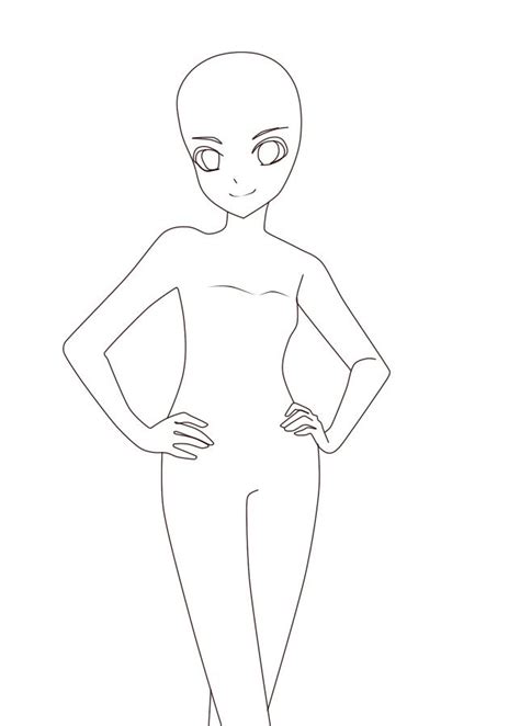 Anime Manga Girl Reference Drawing Base Anime Poses Reference