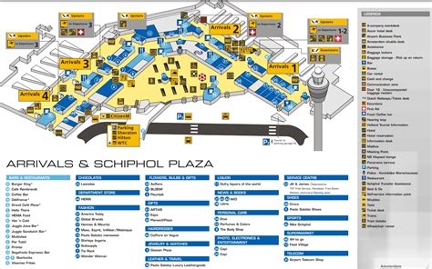 Schiphol Airport Departures Map Devan Fenelia