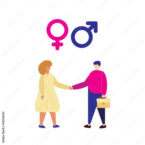 Gender Icon Sex Vector Symbol Female And Male Sign Stock Vector Adobe Stock