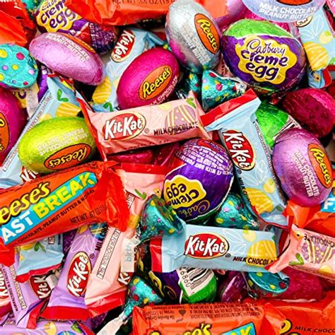 Easter Chocolate Candy Assortment Hersheys Kisses Cadbury Creme Eggs