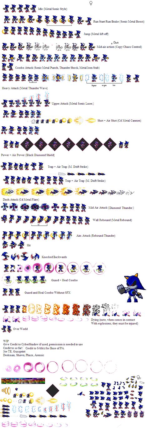 Custom Edited Sonic The Hedgehog Customs Metal Sonic Sonic